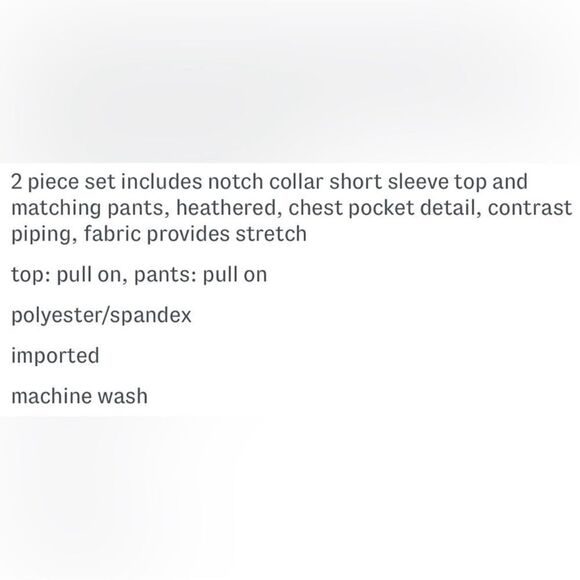 Life is Good L-XL Gray Pink Trim Notch Collar 2 pc Short Sleeve Top Pants PJ Set - Picture 7 of 16